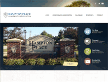 Tablet Screenshot of hamptonplace.org